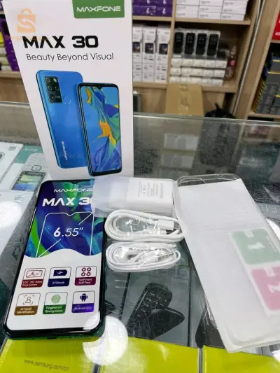 لأقوى وأفخم هاتف للفئة المتوسطة 🔥🔥🔥
Téléphone maxfone MAX 30
✅ Battery 3750 mah 
✅ Fingerprint
✅ Camera
Front : 5 mp
Rear : 5 mp
✅ 3 caméras 
✅ 2 SIM 
✅ Andriod 10.0 
✅ RAM : 2 GB 
✅ ROM : 16 Gb

✅ إستفد من أفضل خدمة توصيل سريعة (2 - 4 أيام) لـ58 ولاية جزائرية مع ضمان حسن المعاملة وجودة الخدمة.
✅ الدفع سيكون مباشرة بعد إستلام السلعة ووصولها لمنزلك أو مقر العمل حسب العنوان الخاص بك
✅ المنتج مضمون بجودة عالية.
✅ أفضل سعر في السوق.
✅ إستبدال سهل ومجاني.
✅ نحن دائماً جاهزون لمساعدتك.
