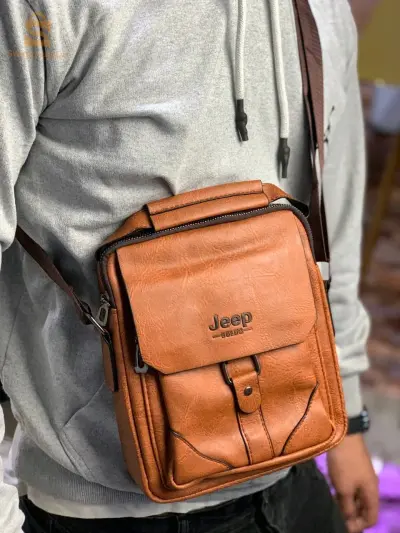 Sacoche Jeep en cuir imperméable v9