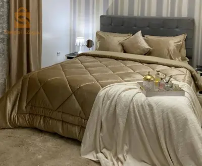 couvre lit deux places 7 pièce