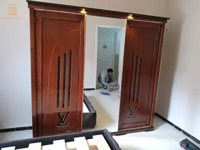 garde robe 3 portes coulissantes
