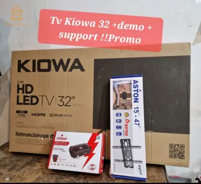 tv Kiowa 32 + Démo cristor th500 +Support