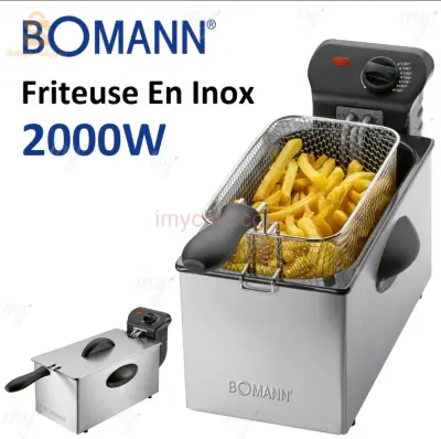Friteuse Compacte En Inox 3L 2000W Bomann FR 2264 CB