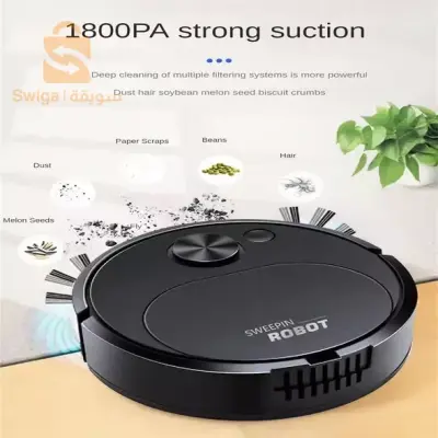 روبوت التنظيف الذكي-Robot aspirateur intelligent sans fil 3 en 1