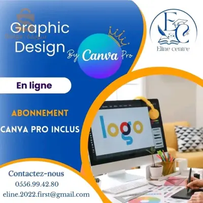 دورة في التصميم الجرافيكي canva pro