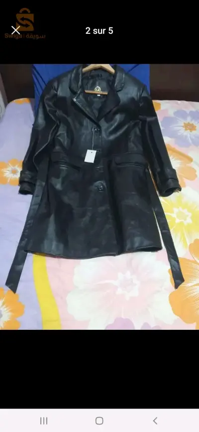 veste cuir twila pour femme haja chaba Bazaf.taille 46.
