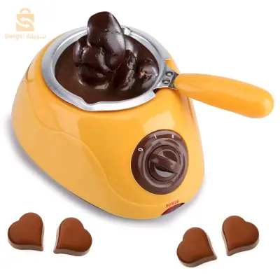 Chocolatiere Electric en acier inoxydable avec des moules
