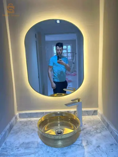 miroir lumineux led salle de bain ou chambre