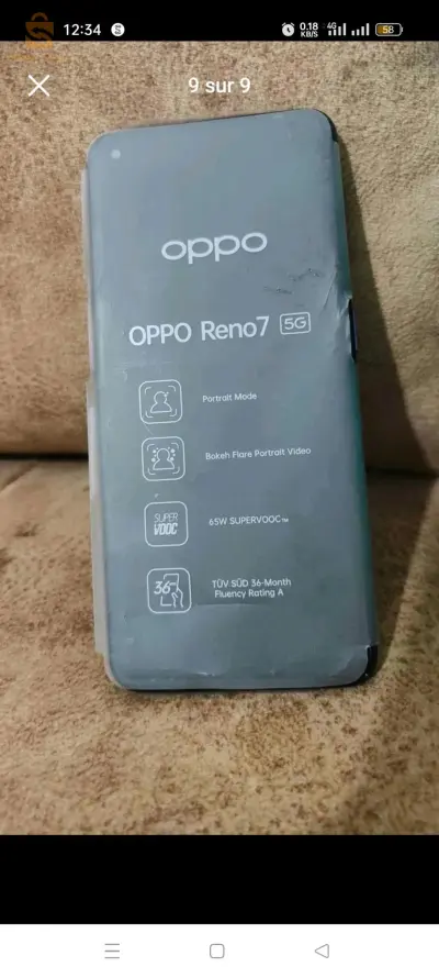 Oppo Reno 7 5g 
Bon état comme neuf