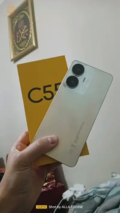 realme C55 état 9/10
 fih la Boîte brk 
256gb 
ram 8 
 nba3 ou nberz