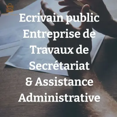 Prestations de services secretariales et assistance administrative