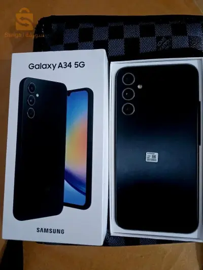galaxy A34 5g 
Noir khadm 2 jrs
Vert 15 jrs
M3hm chargeur pochette incassable