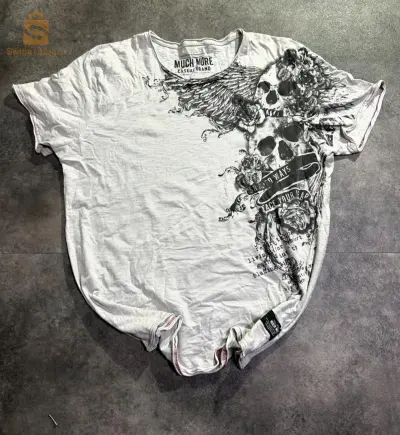 original y2k skull t-shirt