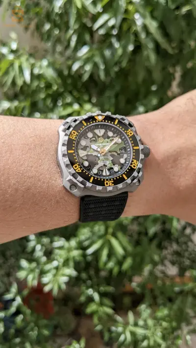 Pagani Design Montre Automatic Titanium