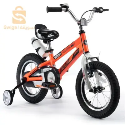 دراجة هوائية أصلية للأطفال 12 بوصة من الألمنيوم بمقود ومقعد قابلين للتعديل Royal Baby Space Alluminium Bicycle For Boys & Girls 12 Pouces