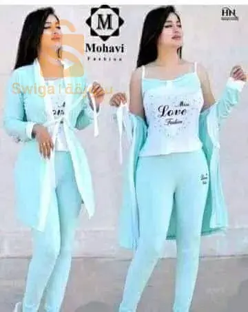 بيجامة 3 بياس بسومة هبلي