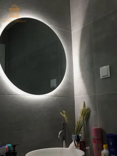 miroir lumineux led salle de bain ou chambre