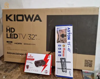 tv Kiowa 32 + Démo cristor th500 +Support