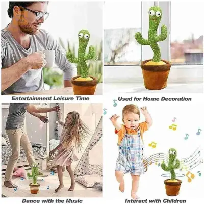 Cactus en peluche peluche bébé musique électronique