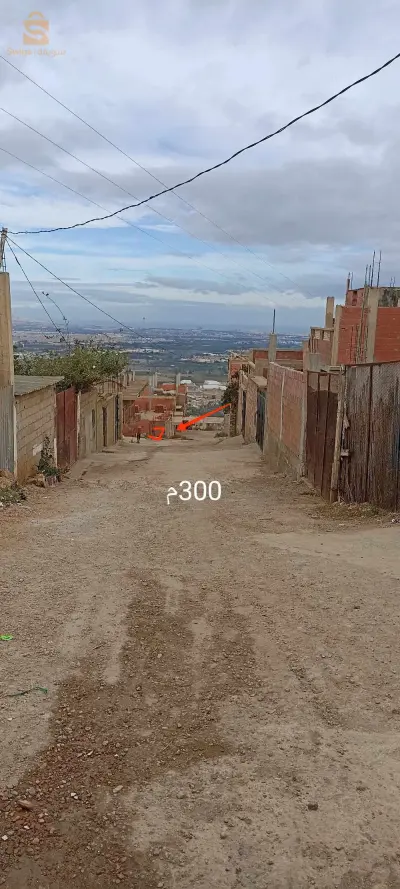 terrain à vendre 300m2 +plateforme