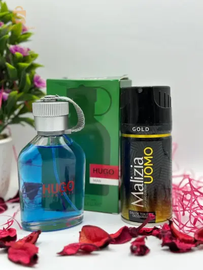 Parfum hugo boss + déodorant malizia gratuit