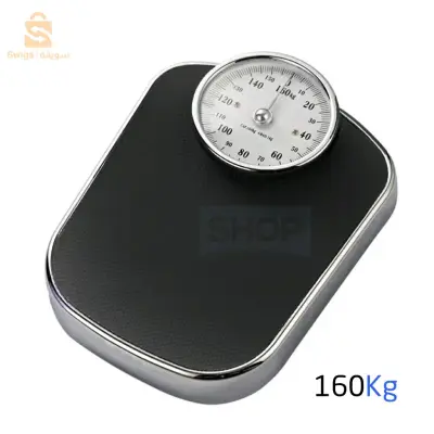 ميزان رقمي عالي الدقة بعداد كبير لمراقبة صحتك والحفاظ على رشاقتك Mechanical Personal Scale with Big Counter 160KG DT02