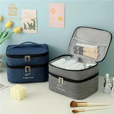 Sac organisateur de voyage pour maquillage et équipement de beauté