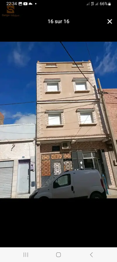 بيع سكن جديد في وسط سيدي بلباس فيه 5 غرف و كراج و محل تجاري 
المنزل خاصه شويا فينسيو
الموقع تجاري الاتصال 0550520044
