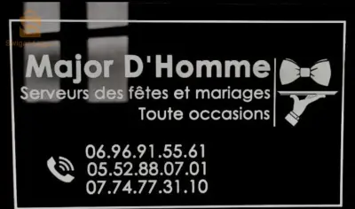 serveurs des fètes et mariages ainsi que toute autre événement
