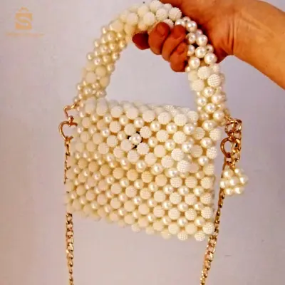 sac en perles et cristal