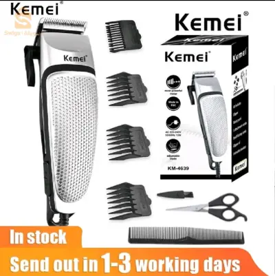Tondeuse kemei 4639 à câble