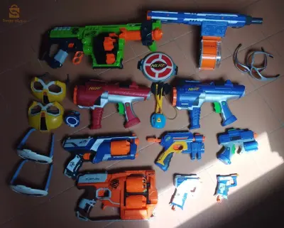 Nerfs avec accessoires