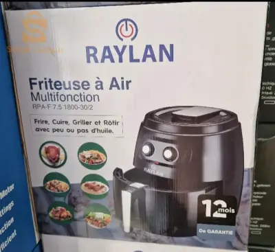 Friteuse sans huile RAYLAN 7.5L1800w Nv modèle