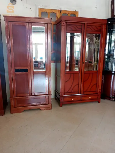 Two-door wardrobe