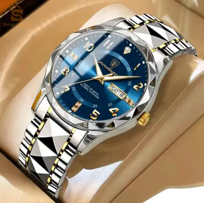 🚨 NOUVELLE SORTIE ORIGINAL 🚨

POEDAGAR montre de mode hommes en acier inoxydable haut marque de luxe étanche lumineux montre-bracelet hommes montres sport Quartz Date