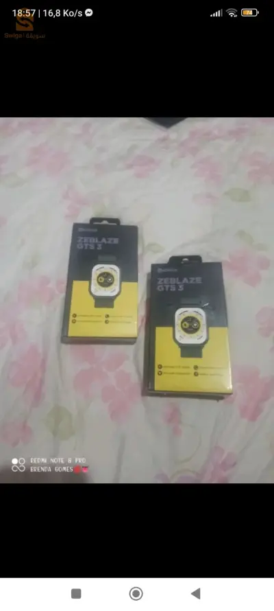 ساعة ذكية من نوع zeblaze gts3