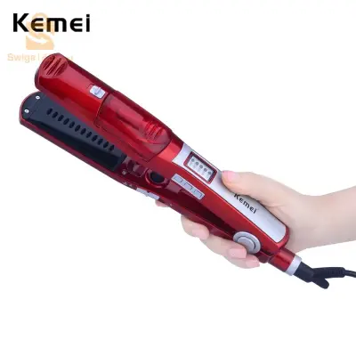 KEMEI – KM 3011 – Fer à Lisser Professionnel à Vapeur en Céramique