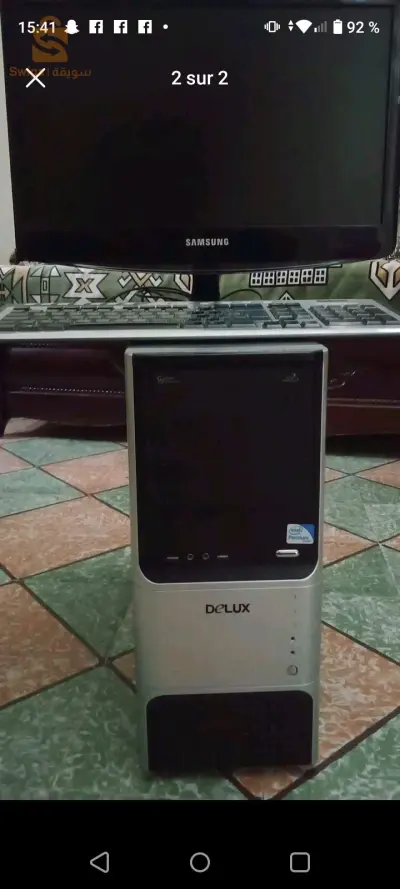 Micro Bureau Samsung + pc Delux+ clavier Delux