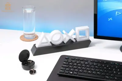 Lumière palystation ps 4 ps5 et game over