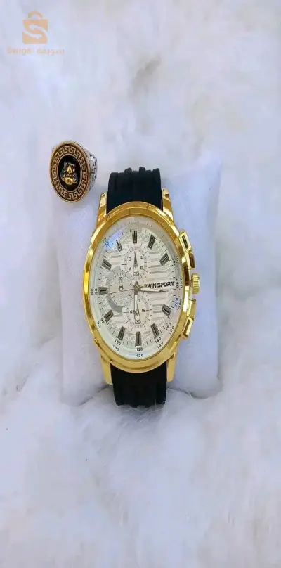 سلعة تتكلم وحدها ✨🔥 سلعة مشالله روعة 💫💯 جودة ريعة بزاااف ⌚ساعة  300da+2000daللخاتم