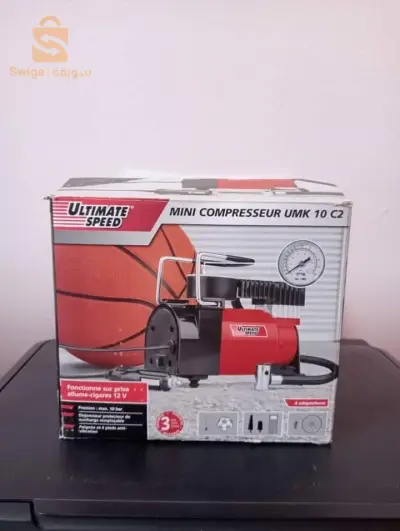 🚨🚨 Nouvelle Arrivage 🚨🚨#Disponible_0558459644
New Articles. #Kaba_Européen 
#Mini_Comprisseur_Gonfleur_Ultimate_Speed 
#Made_in_Germany 🇩🇪🇩🇪
Pression maximale : 10 bar 
04 pieds #Anti_vibration
#compresseur