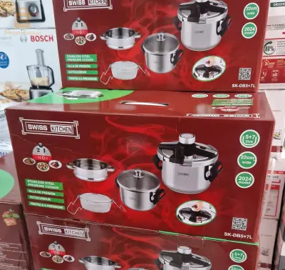 cocotte Swiss kitchen 5+7 litres$🤍🤍
