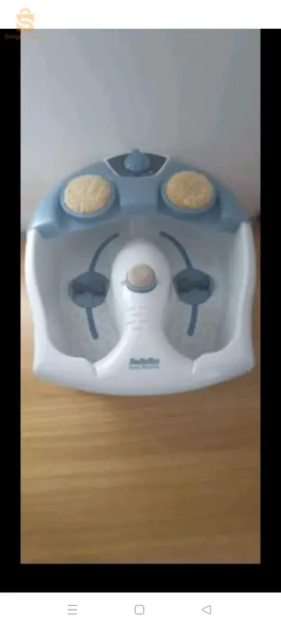 massage spa pied vibrant et bulle