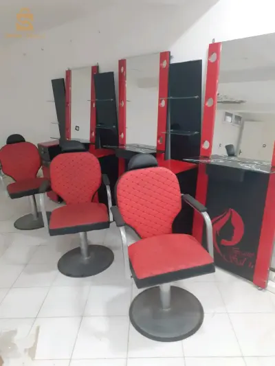 Poste de travail salon de coiffure