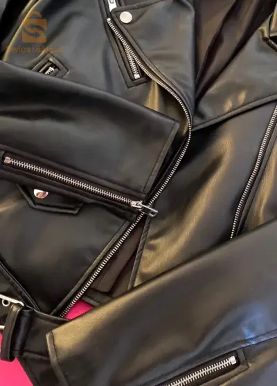 veste en cuir ZARA