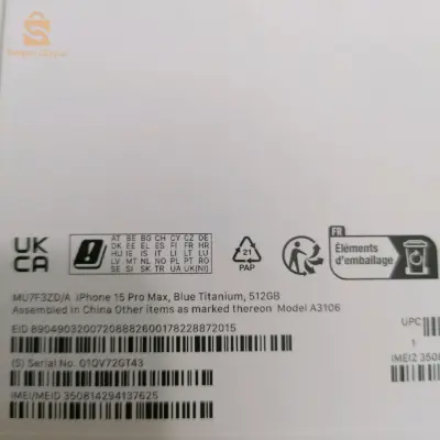 Deux iPhone 15 pro max 512