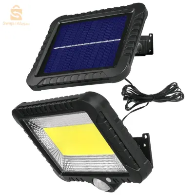 كشاف LED بالطاقة الشمسية وكاشف حركة 5 وات IP44 - SL-F100$👍