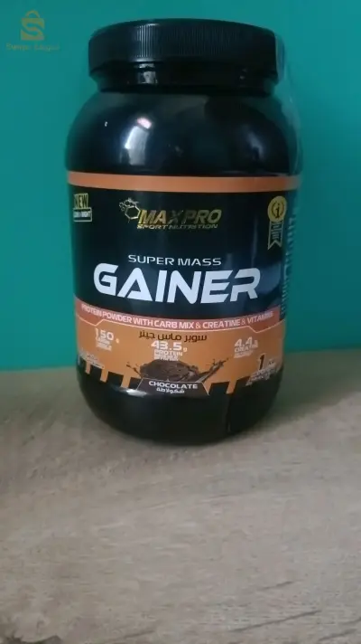 mass gainer 1kg 
43g  protine 
150g  carb
4.4 g créatine monohydrate 
goût chocolat 🍫 🔥🔥