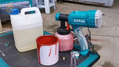pistolet à peinture TOTAL 450W$🤍🤍