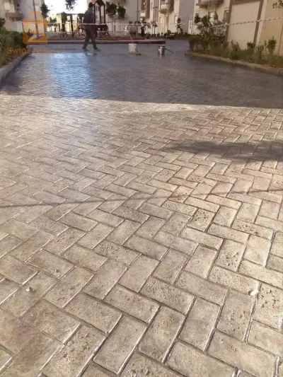 الخرسانة المطبوعة