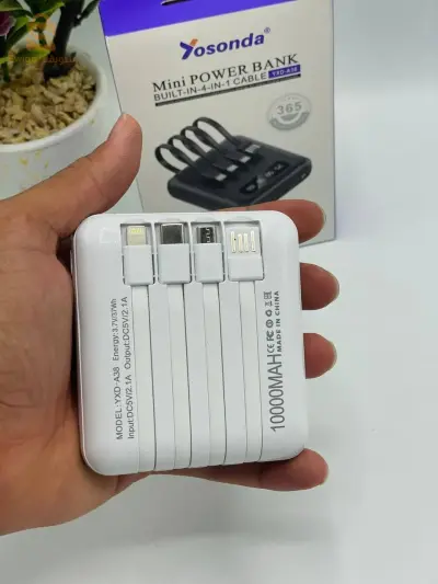 Power bank yosonda 10000mah 4 in 1